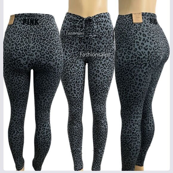 Victoria’s Secret Pink Active high Waist Full Length Ruched V leggings XXL - Picture 3 of 8